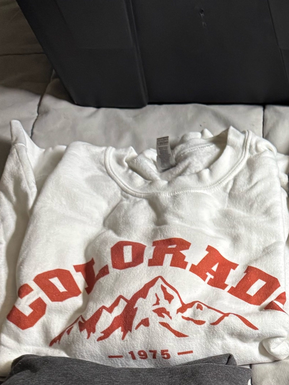 Colorado Graphic Crewneck Sweatshirt - white
